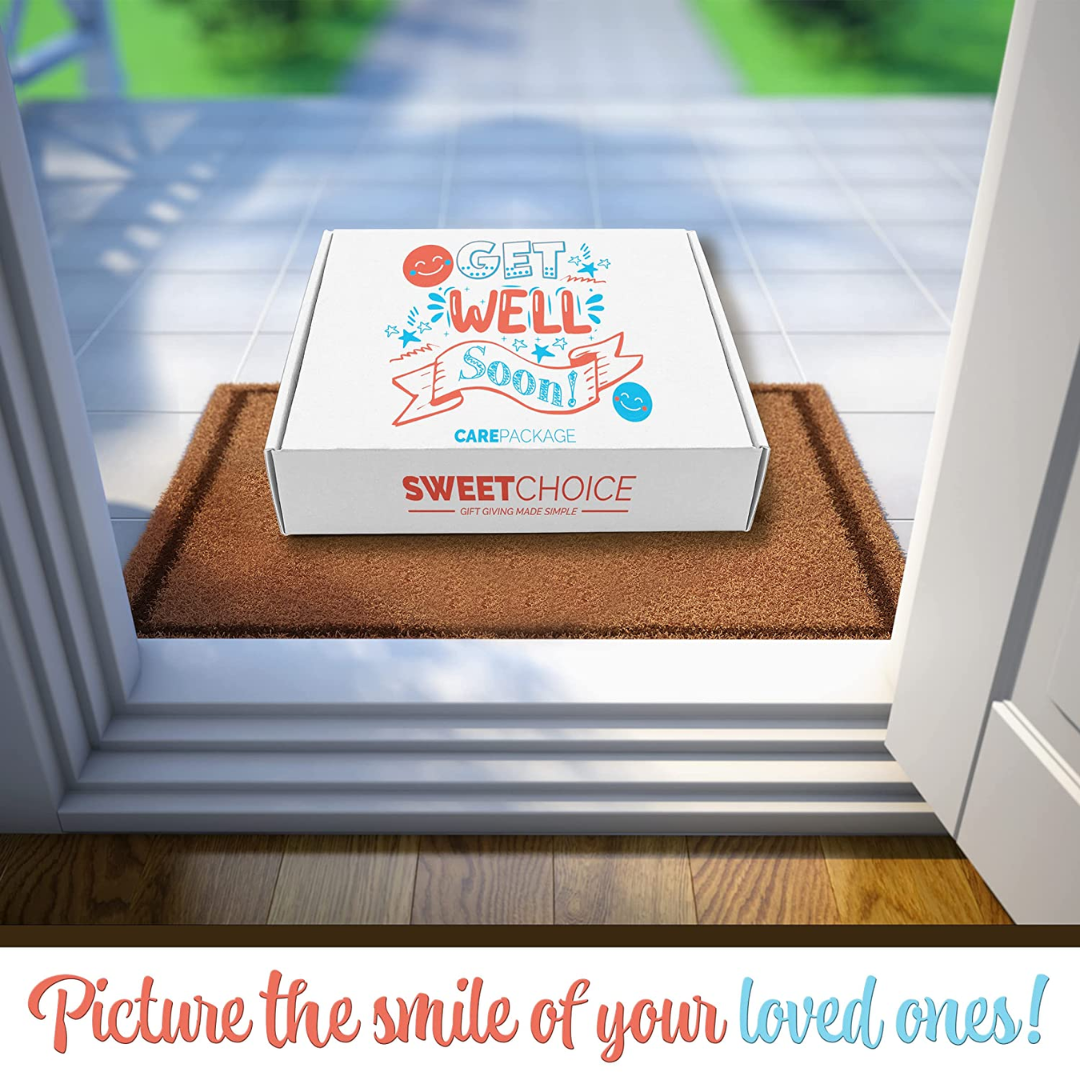 Get Well Soon Gift Basket for Men Women (45 count) Snack Variety Pack Women Men After Surgery Care Package for Sick Friend Feel Better Gifts for Kids Feel Better Soon Recovery Care Package Snack Box - My Store