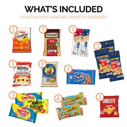 Halloween Care Package Snack box (45) Candy Snacks Assortment Trick or Treat Cookies Food Bars Toys Variety Gift Pack Box Bundle Mixed Bulk Sampler for Children Kids Boys Girls College Students Office - My Store