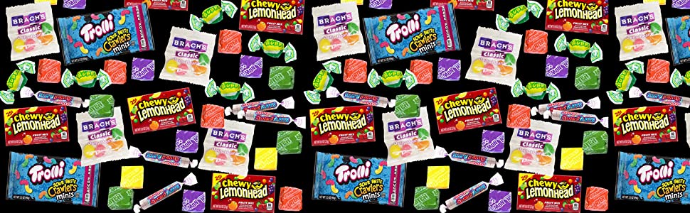 Halloween Trick or Treat Assorted bulk Classic Candy Mix! Mega Variety! FRESH & DELICIOUS! Individually Wrapped, Bulk Assortment. Perfect for , Parties, Parades & Piñatas! - My Store