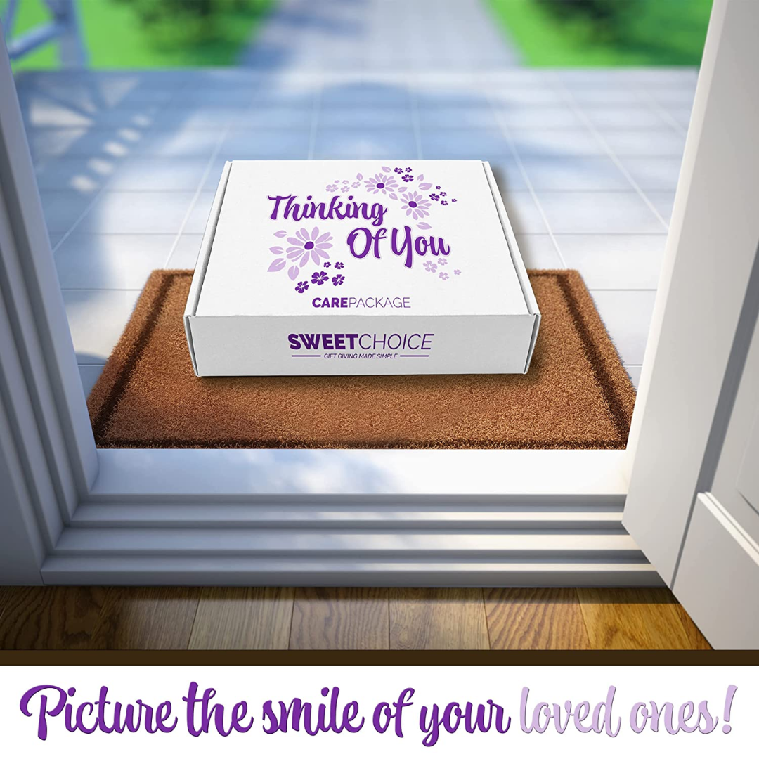 Thinking Of You Snack Box Variety Pack Care Package (45 Count) College Student Candies Gift Basket, Fathers Day Bouquets Crave Food Box, Candy Chips Cookies... - My Store