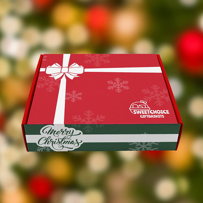 Christmas Gift Basket Care Package (45 Count) Candy Snacks Cookies Bars Chips Holiday Gift Baskets Variety Gift Box Pack Assortment Basket Bundle Mix Of Treats College Students Office Kids Boys Girls - My Store