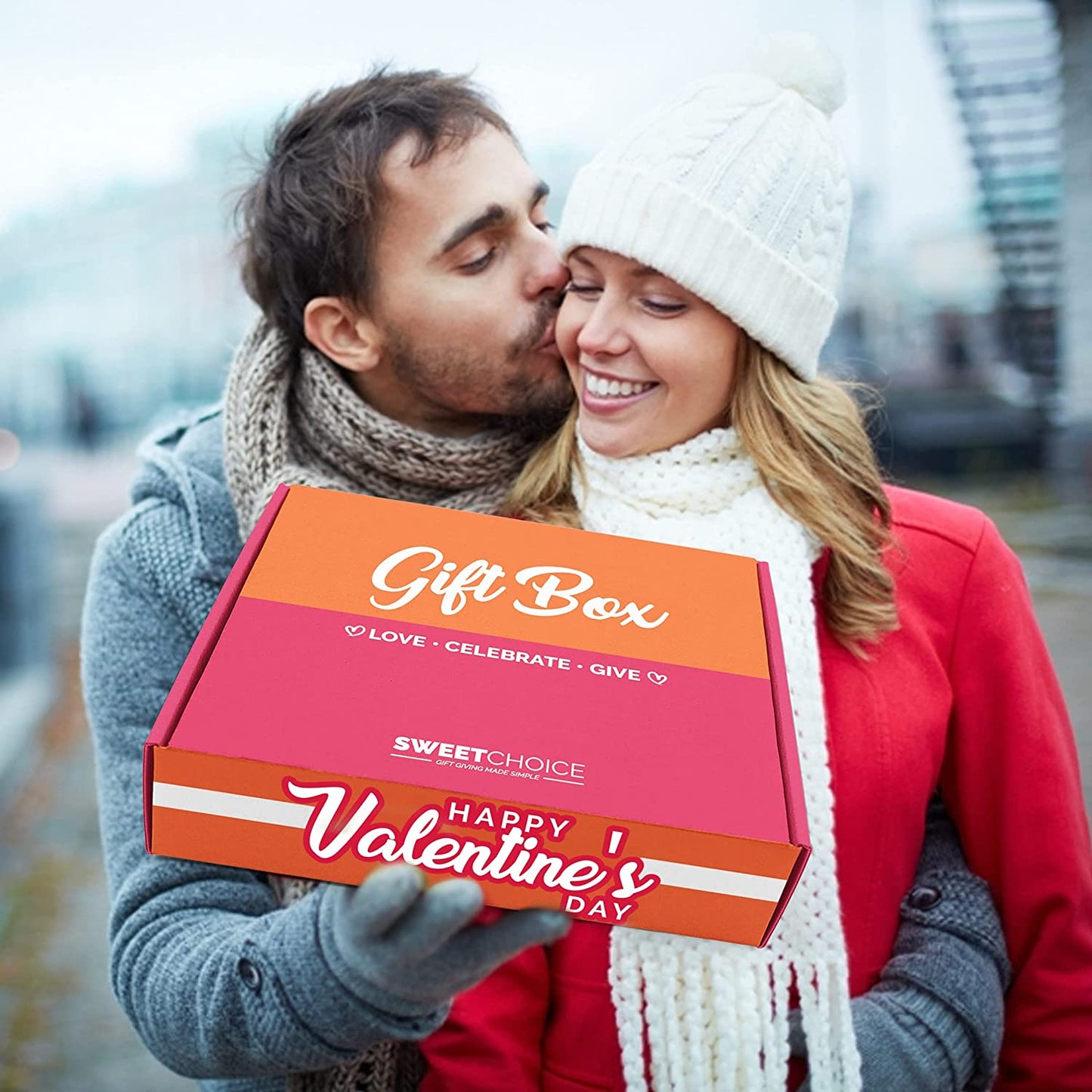 Valentine's Day Care Package (45ct) Snacks Chocolates Candy Gift Box Assortment Variety Bundle Crate Present for Boy Girl Friend Student College Child Husband Wife Boyfriend Girlfriend Love Niece - My Store