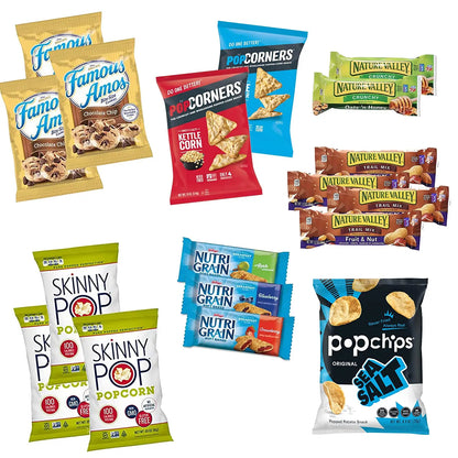 Snack box variety pack (45 Count) Gift Box for Teens - Gift Basket Food Arrangement for Dad - Birthday Candy Basket for Men, Women, Boys, Girls, Kid, Adult, College Student - My Store